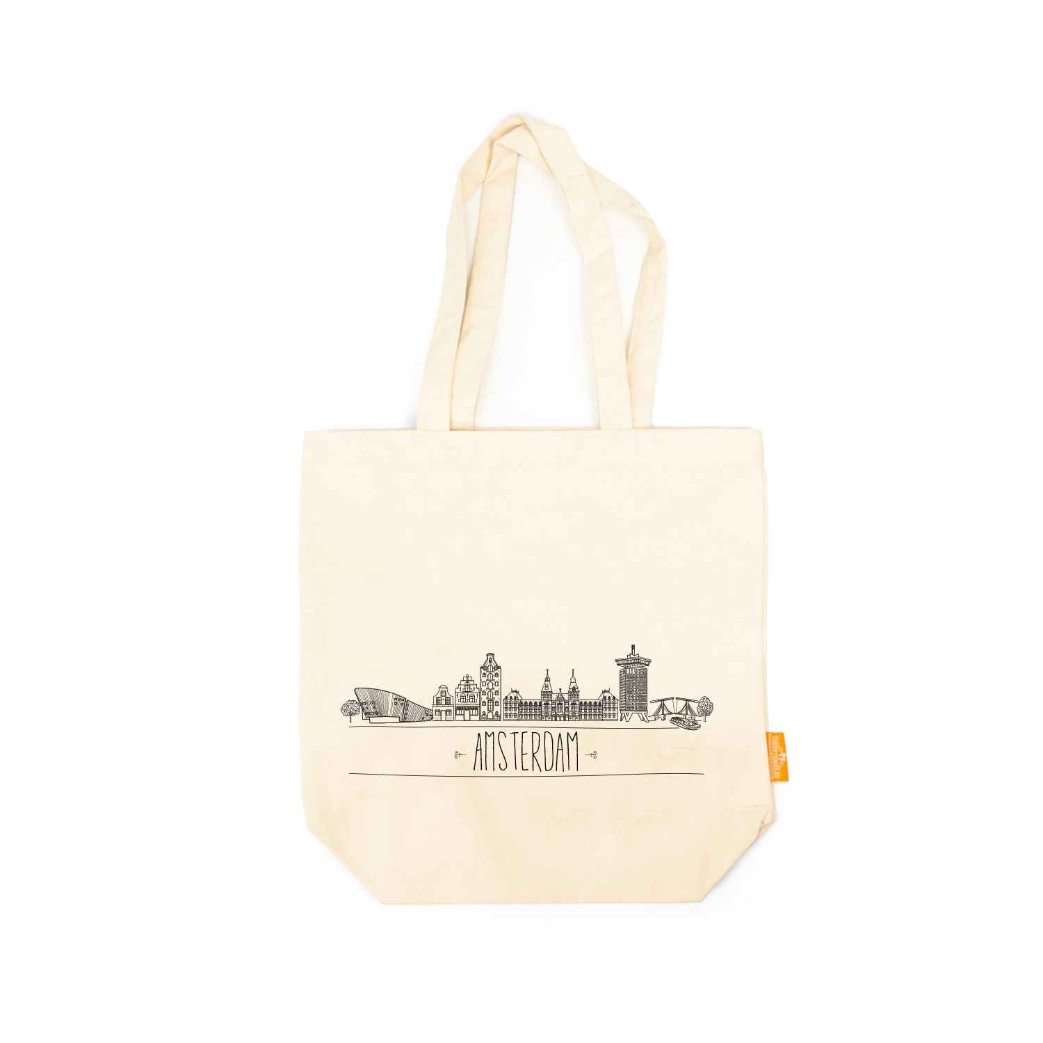 Tote Bag Doodle Amsterdam The Dutchies B2B Shop